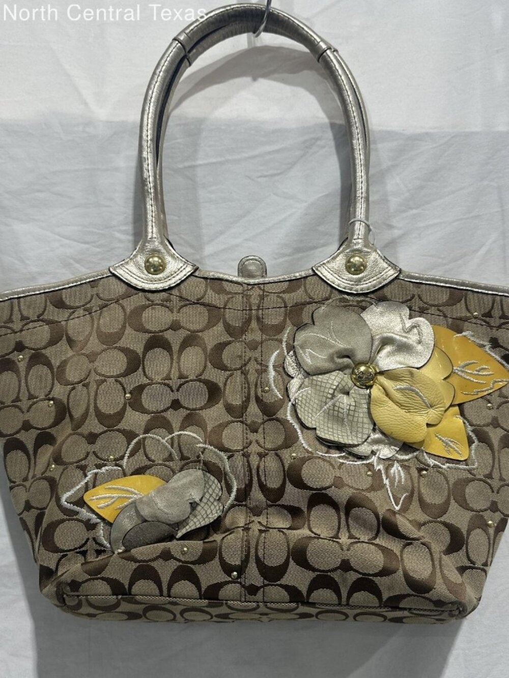 Coach Bleecker Floral Signature Applique